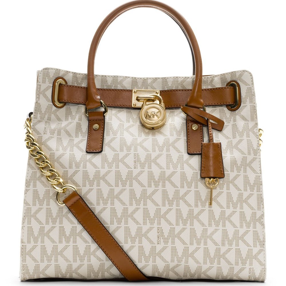 Michael Kors Hamilton Large Satchel Tote Bag